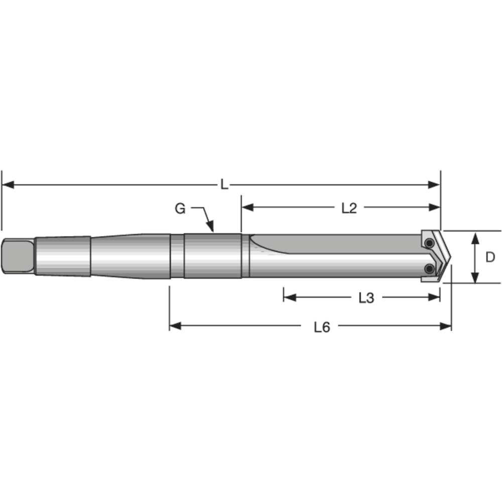 Halter 7/8 Schaft MK5 geradegenutet XL (87,76-114,48mm)